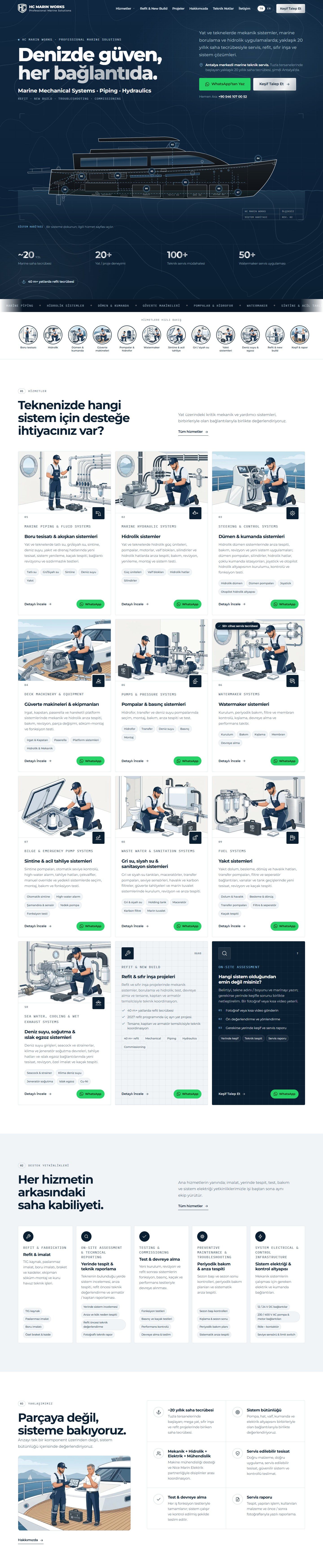 hcmarinworks.com on desktop